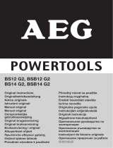 Aeg-Electrolux BSB14G2LI-KIT2 El kitabı