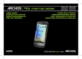 Archos 43 Internet Tablet Hızlı başlangıç ​​Kılavuzu