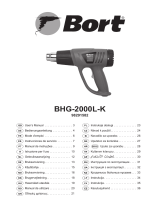 Bort BHG-2000L-K Kullanım kılavuzu