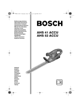 Bosch AHS 52 Accu El kitabı