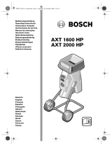 Bosch AXT 1600 HP Kullanım kılavuzu