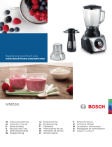 Bosch Blender MMB66G7M Kullanım kılavuzu