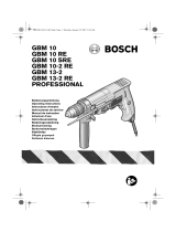 Bosch GBM 10-2 RE El kitabı
