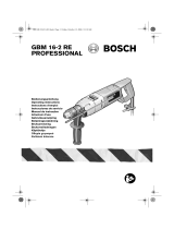 Bosch GBM 16-2 RE Professional Kullanma talimatları