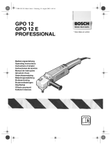 Bosch GPO 12 PROFESSIONAL Kullanma talimatları