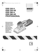 Bosch GSS 280 AE Kullanma talimatları