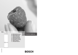 Bosch KGU36110/01 El kitabı