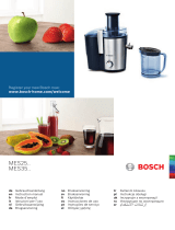 Bosch MES4 Serie Kullanım kılavuzu