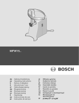 Bosch MFW1550/01 Kullanım kılavuzu