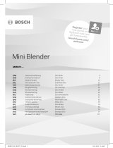 Bosch MMBP1000 Kullanım kılavuzu