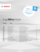 Bosch ErgoMixx Style MSM6S Serie Kullanma talimatları