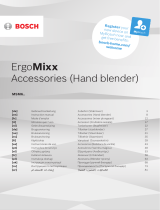 Bosch ErgoMixx MSM6 Kullanma talimatları
