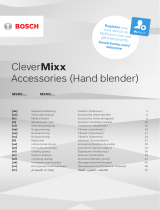 Bosch CleverMixx MSM2 Kullanma talimatları