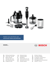 Bosch MSM6 Serie Kullanım kılavuzu