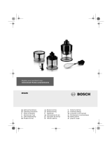 Bosch MSM8 Serie Kullanım kılavuzu
