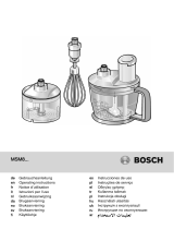 Bosch MSM8 Serie Kullanım kılavuzu