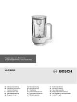 Bosch MUZ4MX3(00) Kullanım kılavuzu