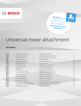 Bosch MUZXLVE1 Kullanma talimatları