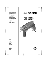 Bosch PSB 500 RE Kullanma talimatları