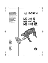 Bosch PSB 700-2 RE Kullanma talimatları