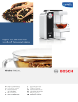 Bosch Filtrino THD20 Serie Kullanım kılavuzu