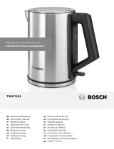 Bosch TWK 7101 2200W Stainless Steel Electric Kettle Kullanım kılavuzu