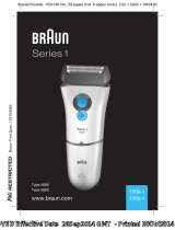 Braun 150s-1, 130s-1, Series 1 Kullanım kılavuzu