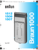 Braun 1512, 1508, 1507, 1000 Kullanım kılavuzu