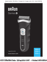 Braun 360s-4, 330s-4, 320s-4, 320r-4, Series 3 Kullanım kılavuzu