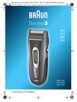 Braun 380, 370, 360, 350, Series 3 Kullanım kılavuzu