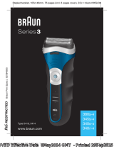 Braun 380s-4, 345s-4, 340s-4, 340r-4, Series 3 Kullanım kılavuzu