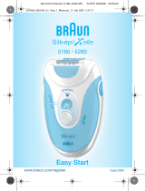 Braun 5180, 5280, Silk-épil X'elle Easy Start Kullanım kılavuzu
