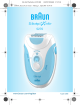 Braun 5270,  Silk-épil Xelle Kullanım kılavuzu