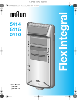 Braun 5414 flex integral schwarz Kullanım kılavuzu