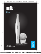 Braun 810,  820,  830,  831,  Face Kullanım kılavuzu
