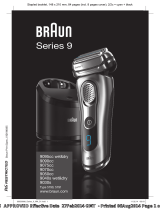 Braun 9095cc wet&dry, 9090cc, 9075cc, 9070cc, 9050cc, 9040s wet&dry, 9030s, Series 9 Kullanım kılavuzu