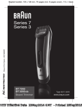 Braun BT7050, BT3050cb, Beard trimmer, Series 7 Kullanım kılavuzu