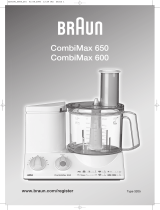 Braun COMBIMAX 650 Kullanım kılavuzu