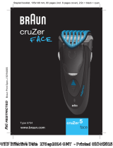 Braun CruZer5, face Kullanım kılavuzu