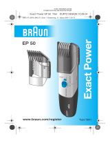 Braun 5601 EP50 Exact Power Kullanım kılavuzu
