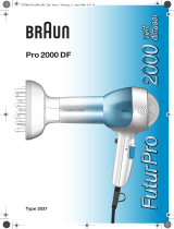 Braun Pro 2000 DF, FuturPro 2000 Kullanım kılavuzu
