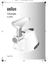 Braun G 3000 Kullanım kılavuzu