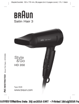 Braun HD 350 Kullanım kılavuzu