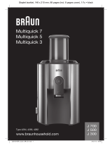 Braun J300 Juicer Kullanım kılavuzu