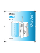 Braun MD15 OxyJet Kullanım kılavuzu