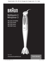 Braun Minipimer 3 - 4162 El kitabı