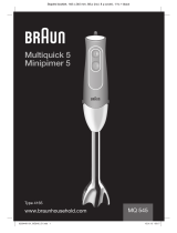 Braun MQ 545 Aperitive El kitabı