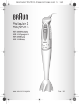 Braun MULTIQUICK 3 MR 320 SPAGHETTI Kullanım kılavuzu