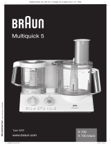 Braun Multiquick 5 K700 Kullanım kılavuzu
