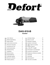 Defort DAG-910-B Kullanım kılavuzu